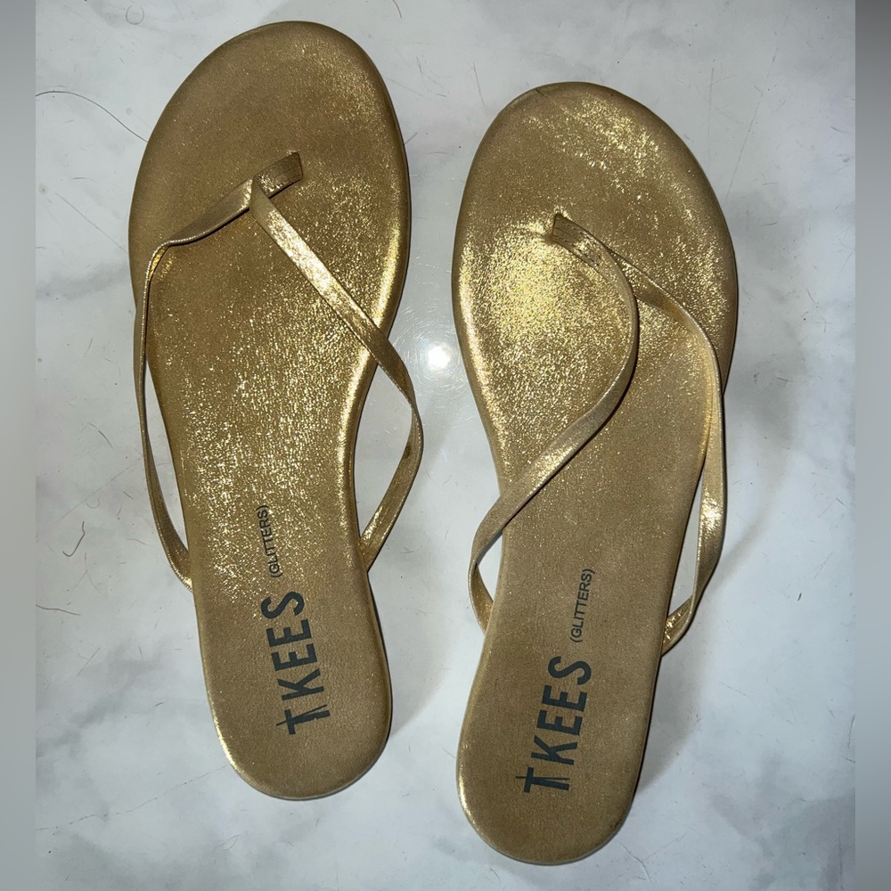 Brand New Gold Tkees (Glitters) Sandals